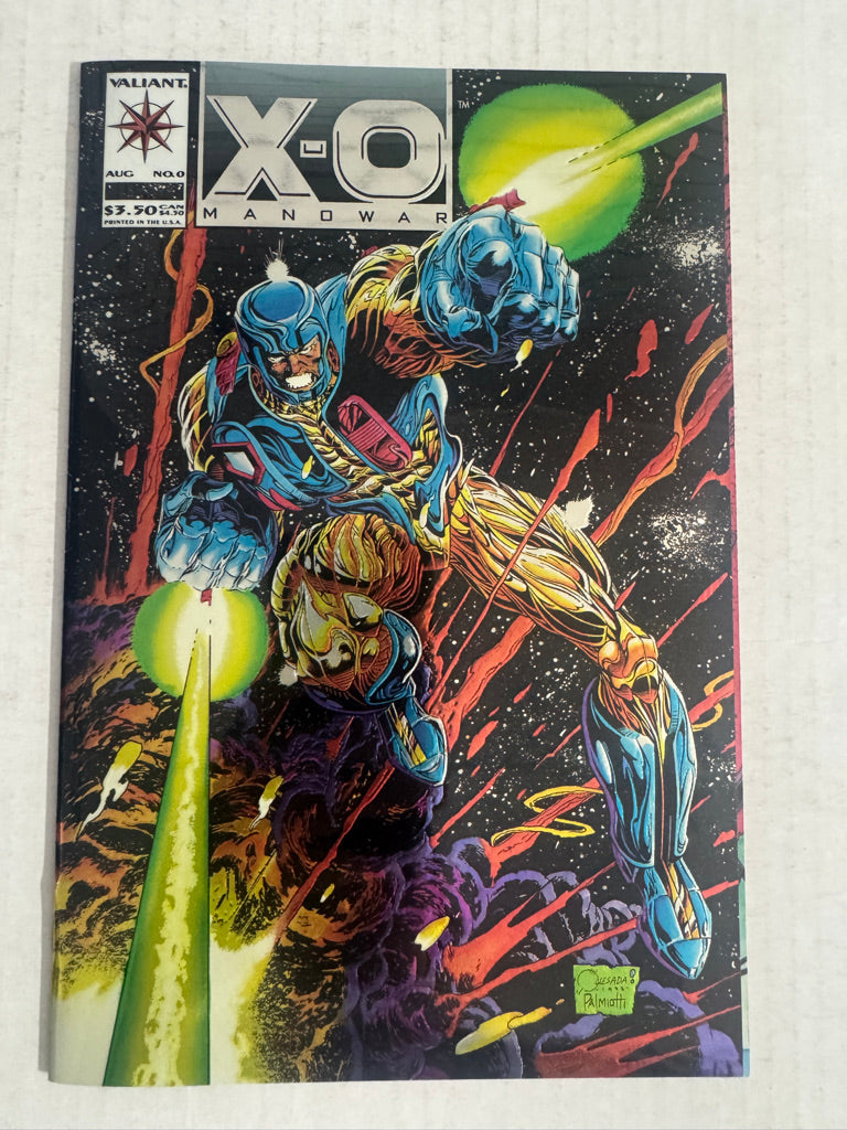 X-O MANOWAR #0 NM Joe Quesada Cover