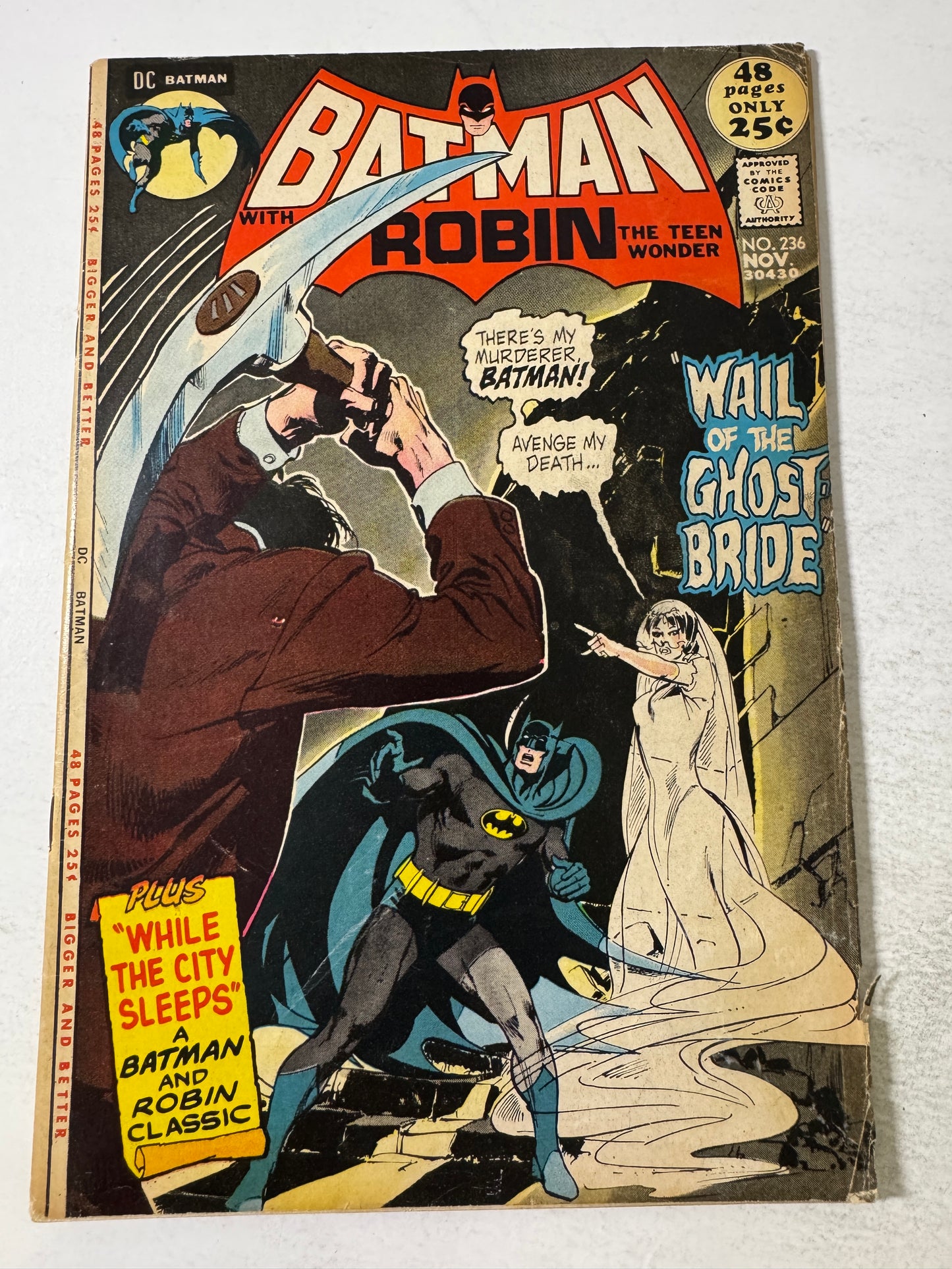 BATMAN #236 VG+ Neal Adams Cover