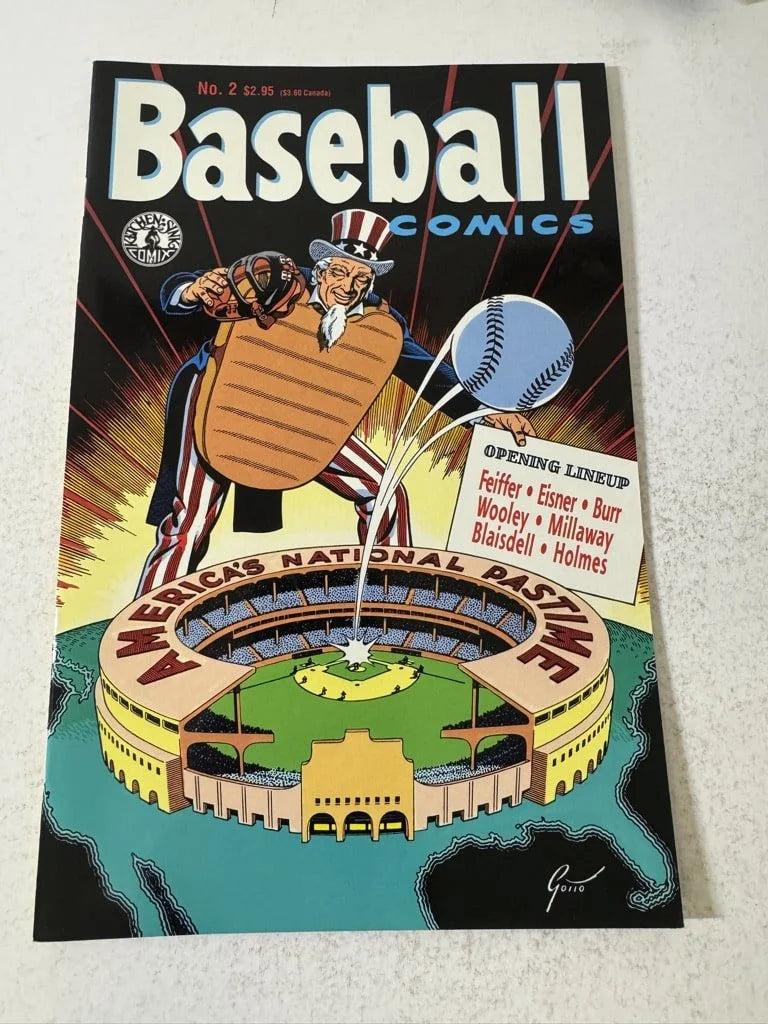 BASEBALL COMICS #1-2 VF/NM Set