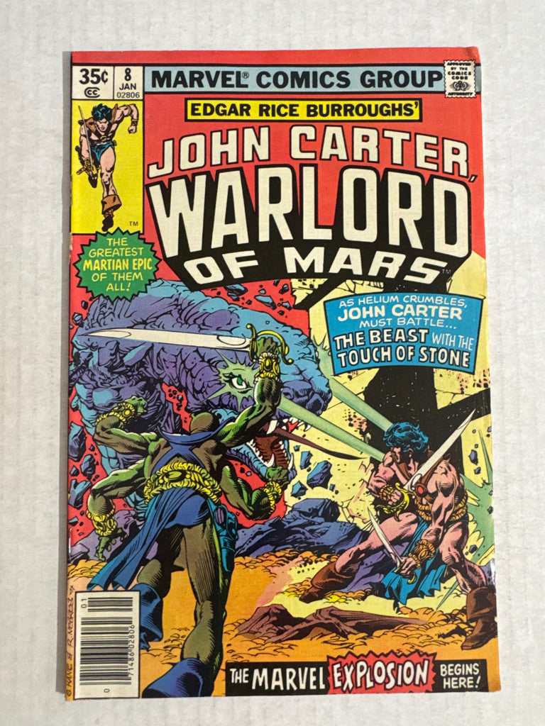 JOHN CARTER WARLORD OF MARS #8 VG+