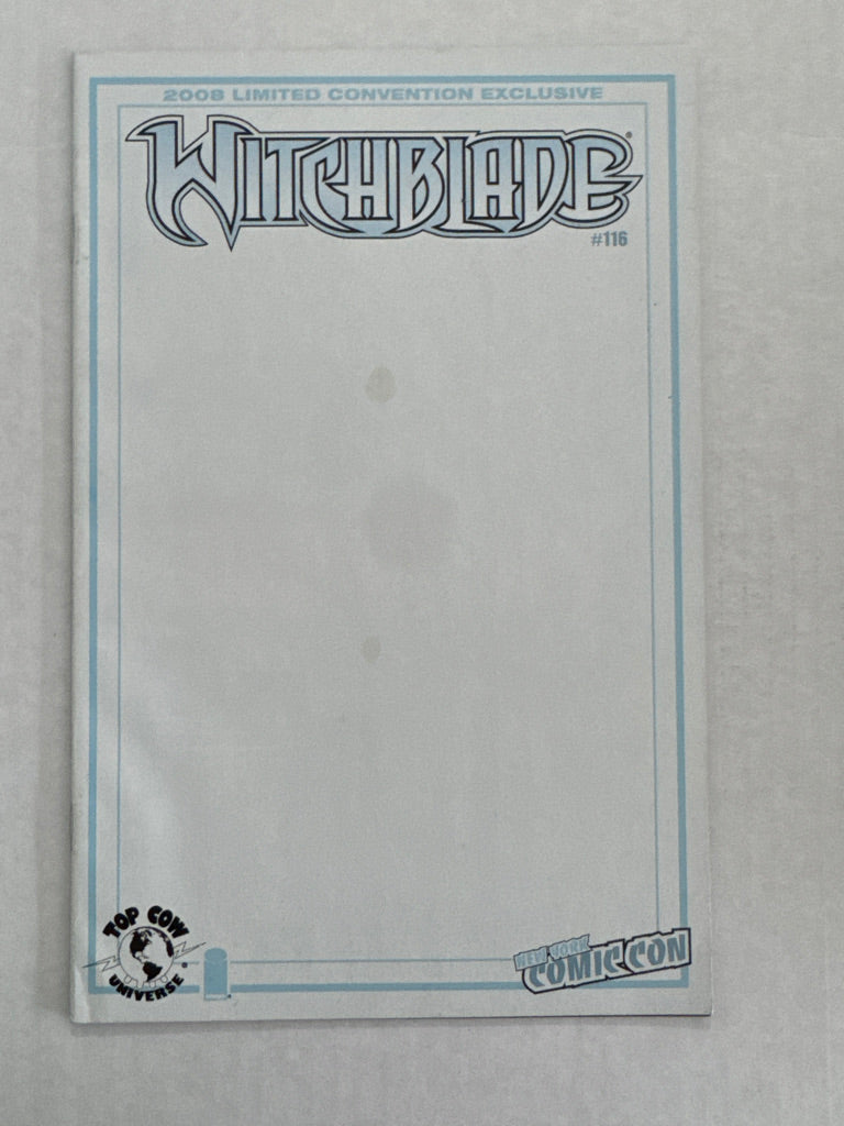 WITCHBLADE #116 VF NYCC Blank Variant