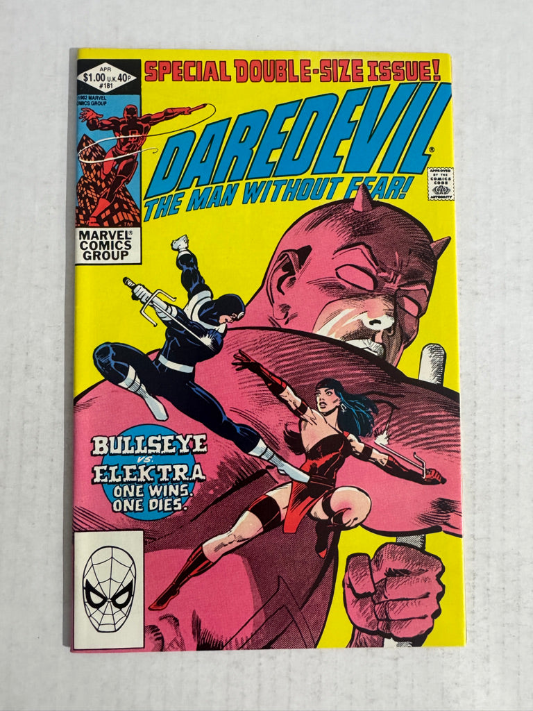 DAREDEVIL #181 NM- Frank Miller Cover