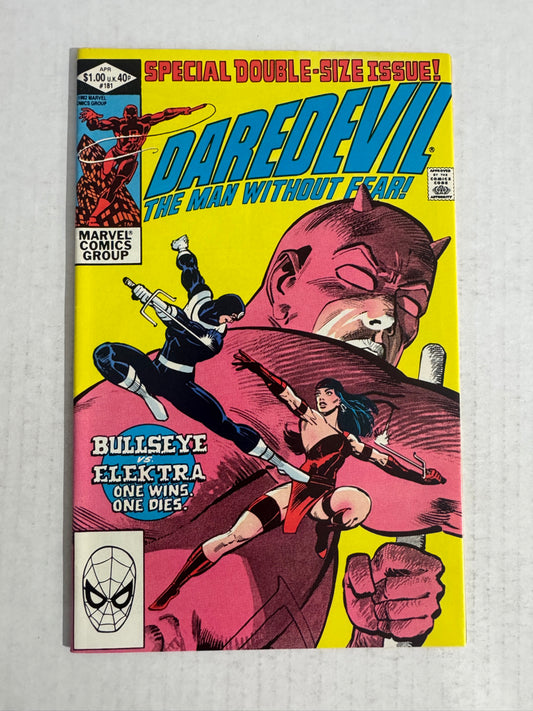DAREDEVIL #181 NM- Frank Miller Cover