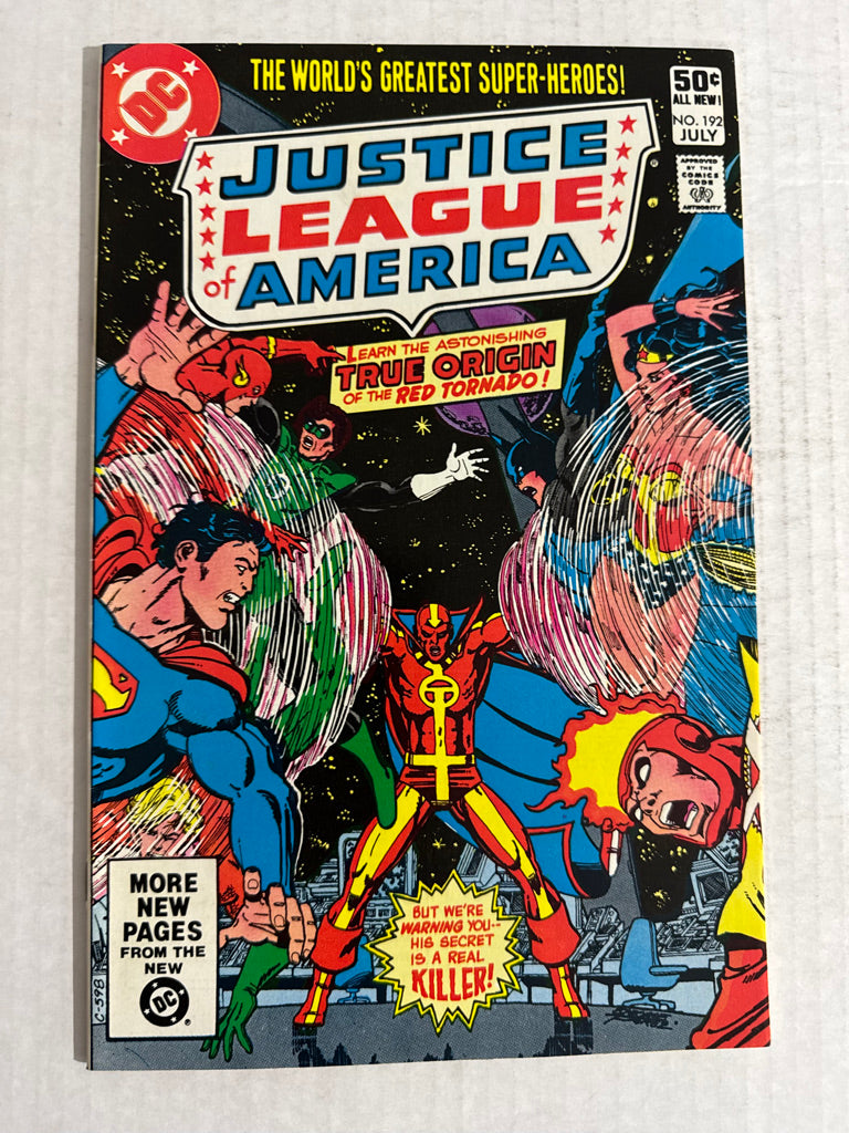 JUSTICE LEAGUE OF AMERICA #192 VF George Perez Cover