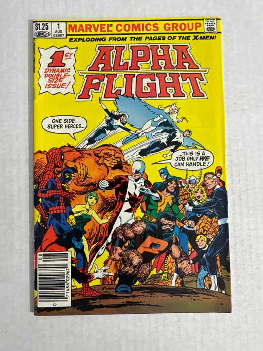 ALPHA FLIGHT #1 VF John Byrne Cover CANADIAN PRICE VARIANT 1ST APPEARANCE