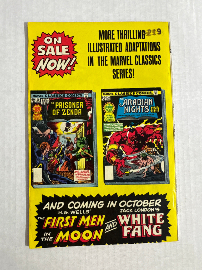 MARVEL CLASSICS COMICS The Prisoner of Zenda #29 VF