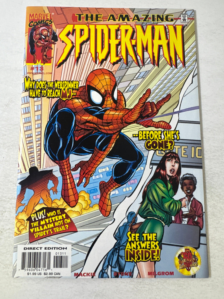 AMAZING SPIDER-MAN #13 Vol 2 NM John Byrne Cover