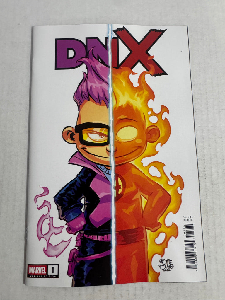 DNX #1 NM Skottie Young Kid Omega & Human Torch Blind Bag Variant