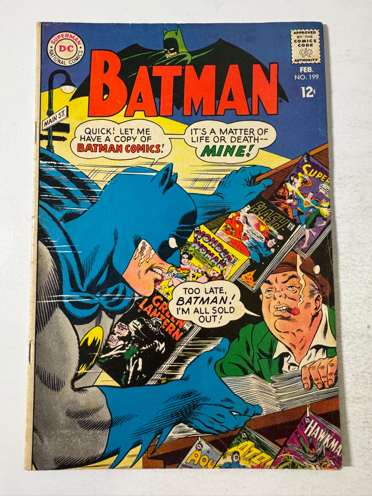 BATMAN #199 VG+