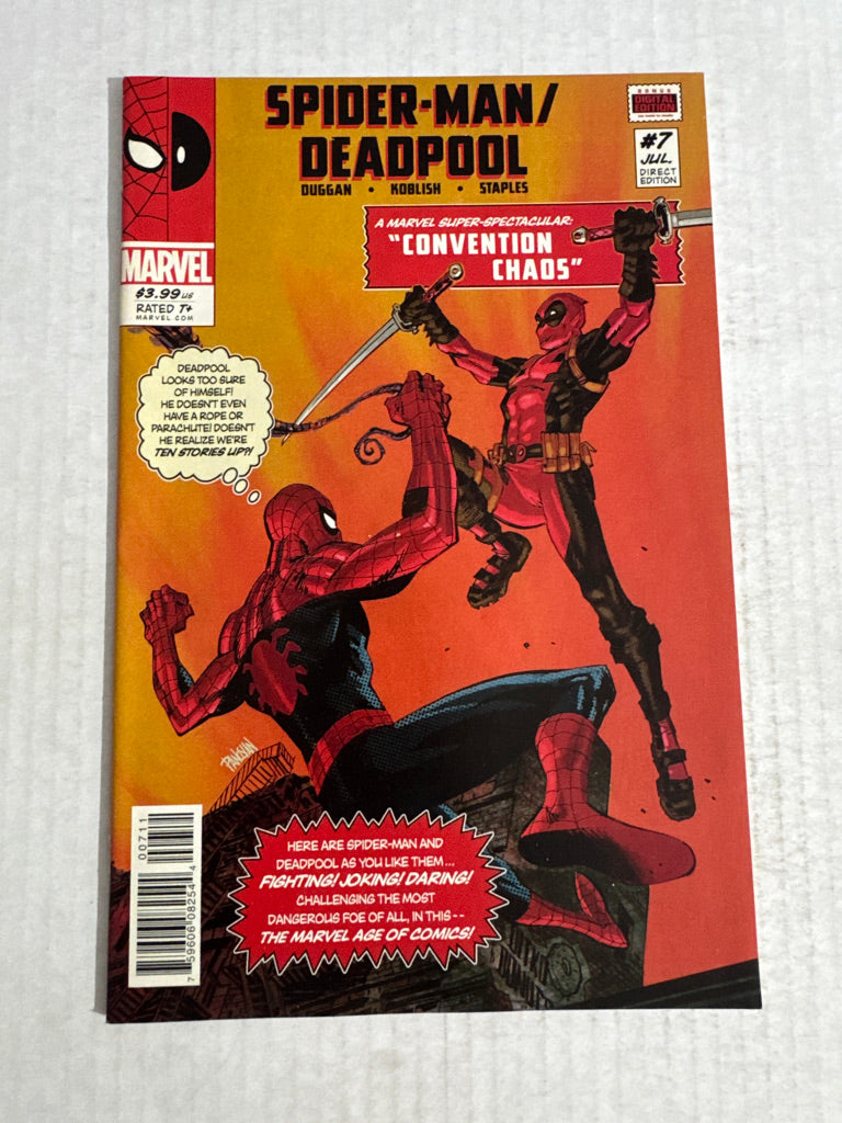 SPIDER-MAN DEADPOOL #7 NM- Dan Panosian Cover