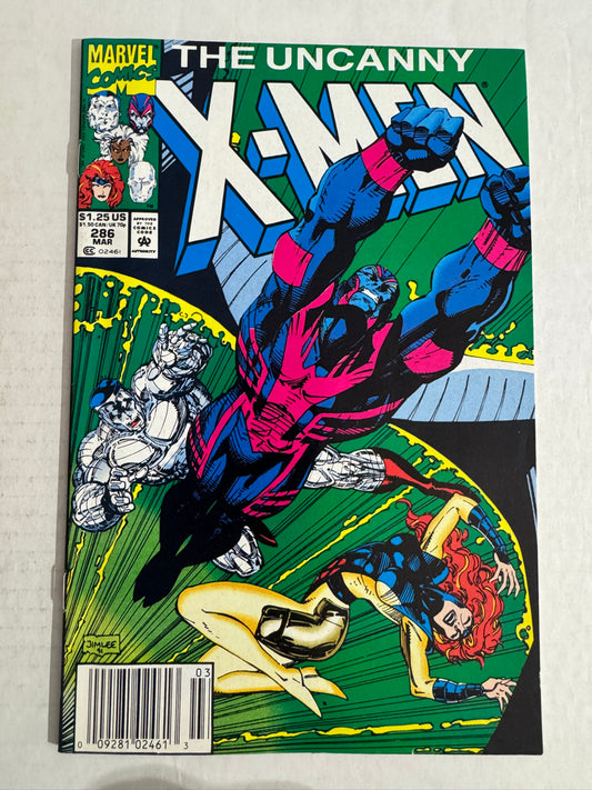 UNCANNY X-MEN #286 NM- Jim Lee Cover NEWSSTAND