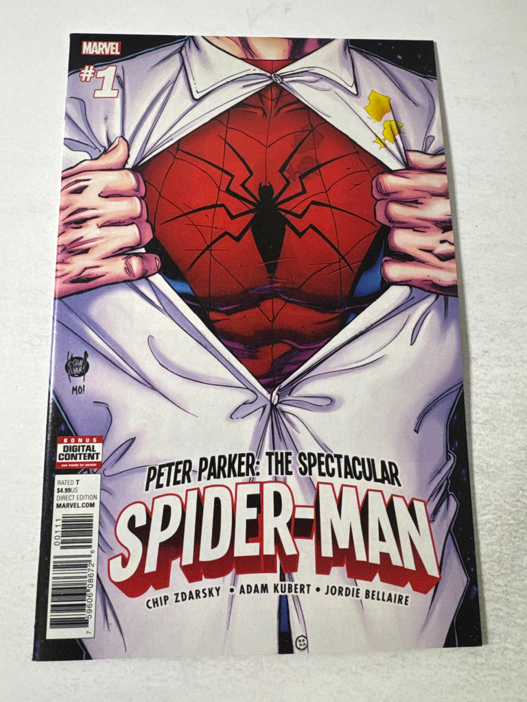 SPECTACULAR SPIDER-MAN #1 Vol 3 NM Adam Kubert Cover
