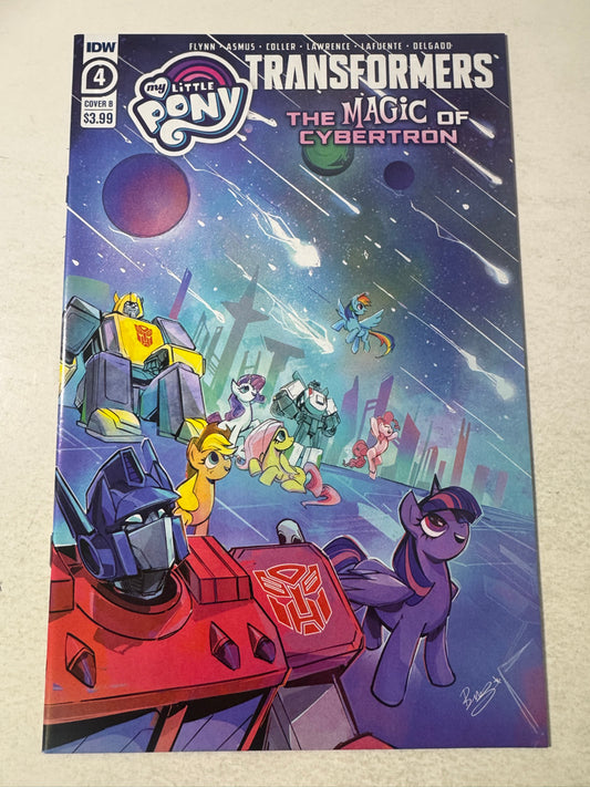 TRANSFORMERS MY LITTLE PONY The Magic of Cybertron #4 NM B Variant