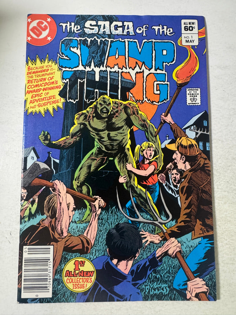 SAGA OF THE SWAMP THING #1 FN/VF NEWSSTAND