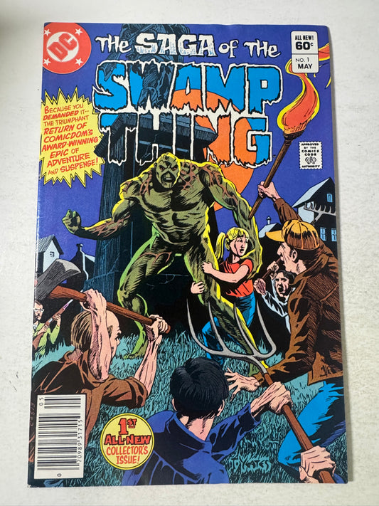SAGA OF THE SWAMP THING #1 FN/VF NEWSSTAND
