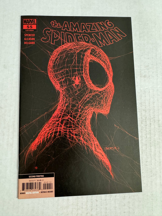 AMAZING SPIDER-MAN #55 Vol 5 NM 2nd Print Patrick Gleason Variant