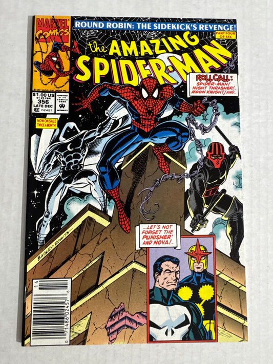 AMAZING SPIDER-MAN #356 FN Mark Bagley Cover NEWSSTAND