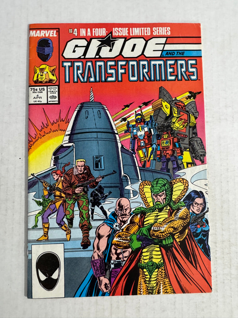 GI JOE AND THE TRANSFORMERS #4 FN