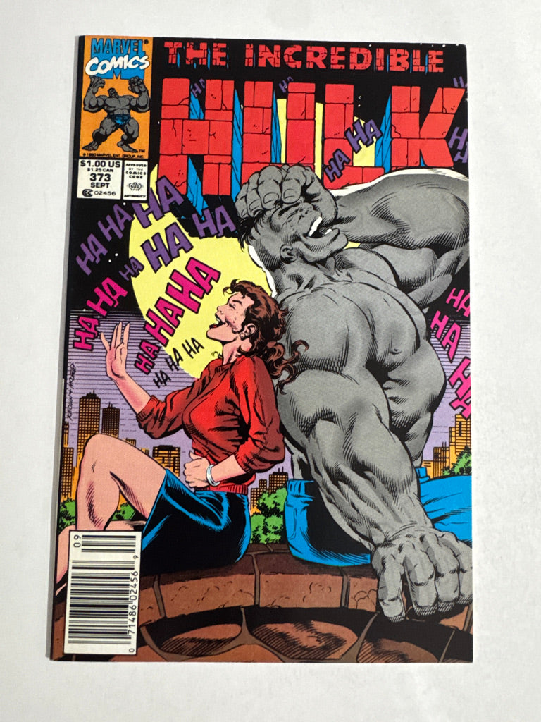 INCREDIBLE HULK #373 NM- Dale Keown Cover NEWSSTAND
