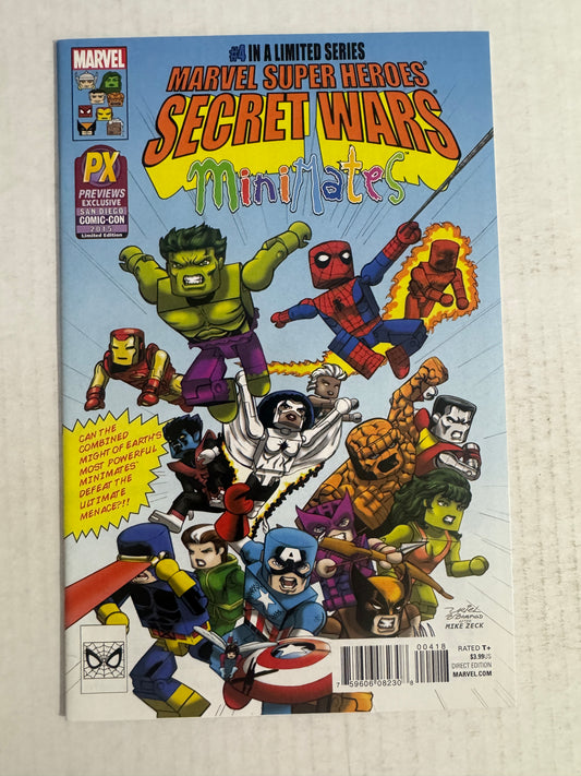 SECRET WARS #4 NM SDCC MINI-MATES VARIANT