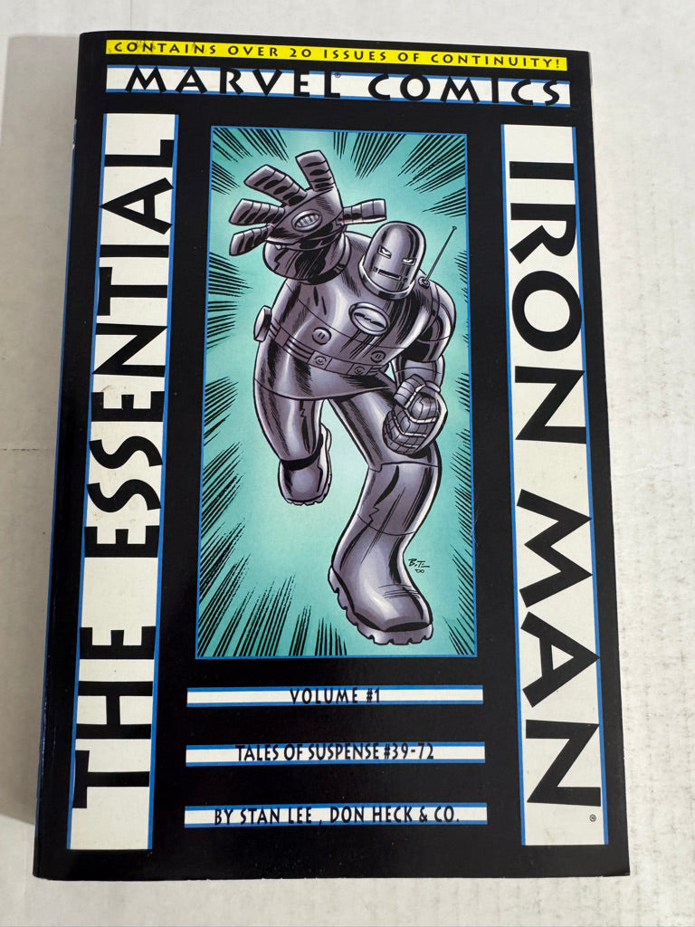 MARVEL COMICS THE ESSENTIAL IRON MAN  Vol 1 TPB VF/NM Bruce Timm Cover OOP