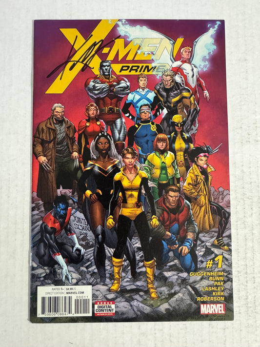 X-MEN PRIME #1 NM- SIGNED by Ken Lashley