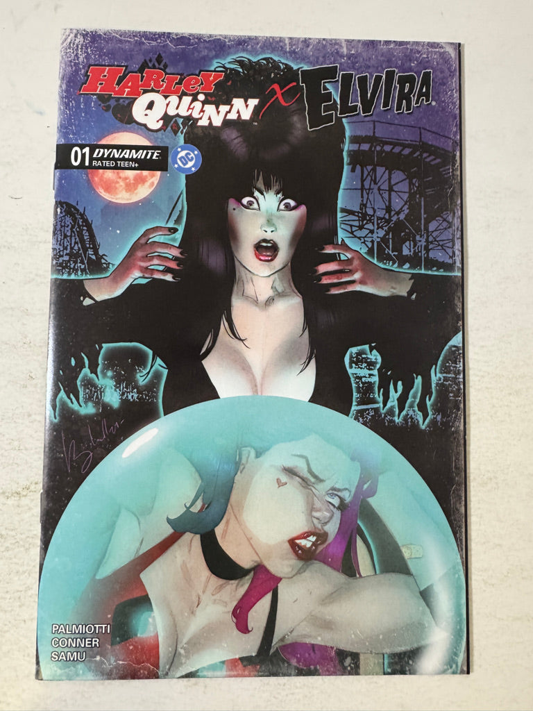 HARLEY QUINN X ELVIRA #1 NM Ben Caldwell D Variant