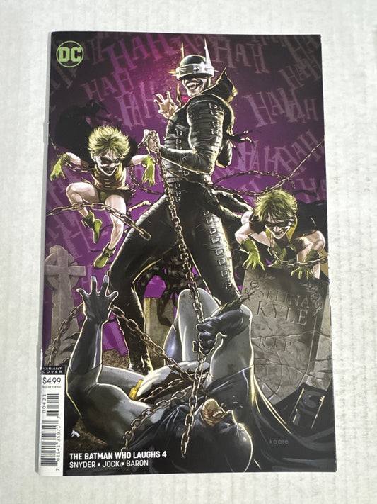 THE BATMAN WHO LAUGHS #4 NM Kaare Andrews Variant