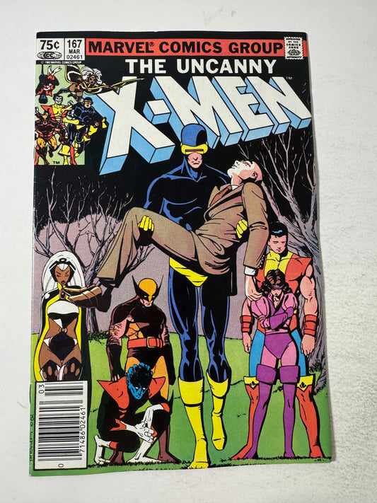 UNCANNY X-MEN #167 VF/NM CANADIAN PRICE VARIANT