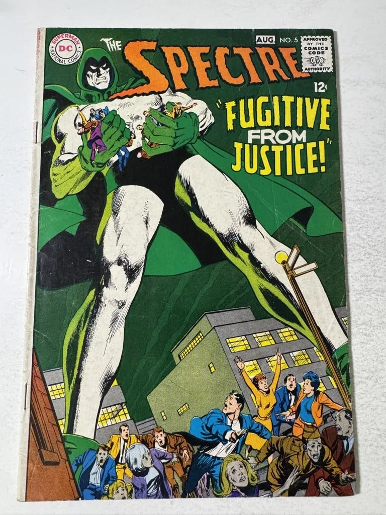 THE SPECTRE #5 VG+ Neal Adams Cover