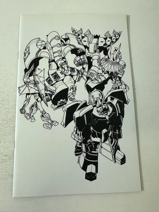 TRANSFORMERS Maximum Dinobots #2 VF/NM 1:10 Virgin  B/W Variant