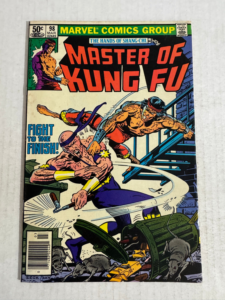 MASTER OF KUNG FU #98 FNVF Mike Zeck Cover NEWSSTAND