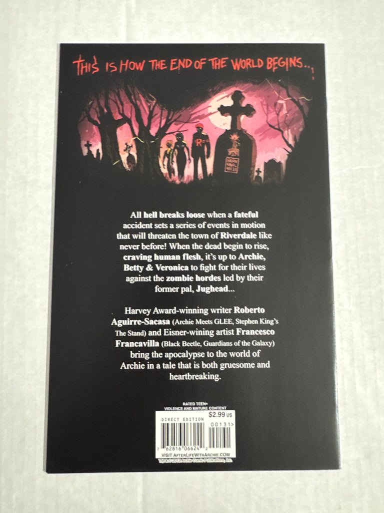 AFTERLIFE WITH ARCHIE #1 NM Tim Seeley Variant SIGNED
