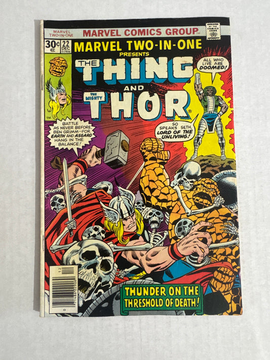 MARVEL TWO-IN-ONE #22 VG