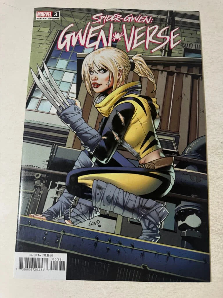 SPIDER-GWEN: GWEN-VERSE #3 NM Greg Land Variant