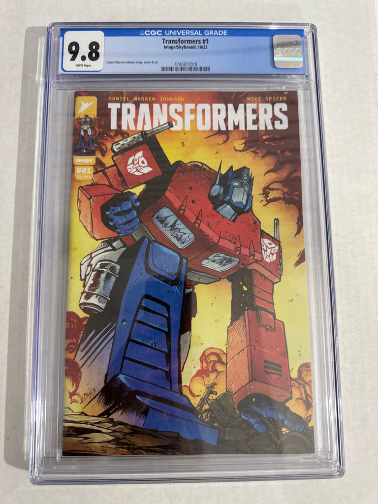 TRANSFORMERS #1 9.8 CGC Daniel Warren Johnson Cover