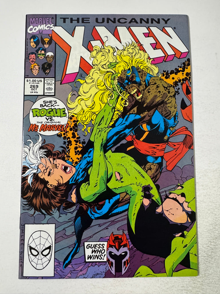 UNCANNY X-MEN #269 Jim Lee Cover