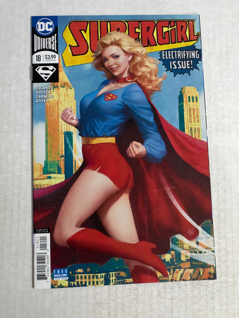 SUPERGIRL #18 Vol 7 NM Artgerm Variant