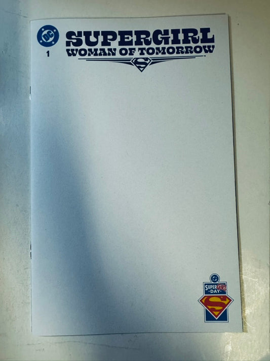 SUPERGIRL WOMAN OF TOMORROW #1 NM Supergirl Day Blank Variant