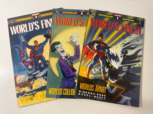 SUPERMAN BATMAN WORLD'S FINEST COMICS #1-3 Set