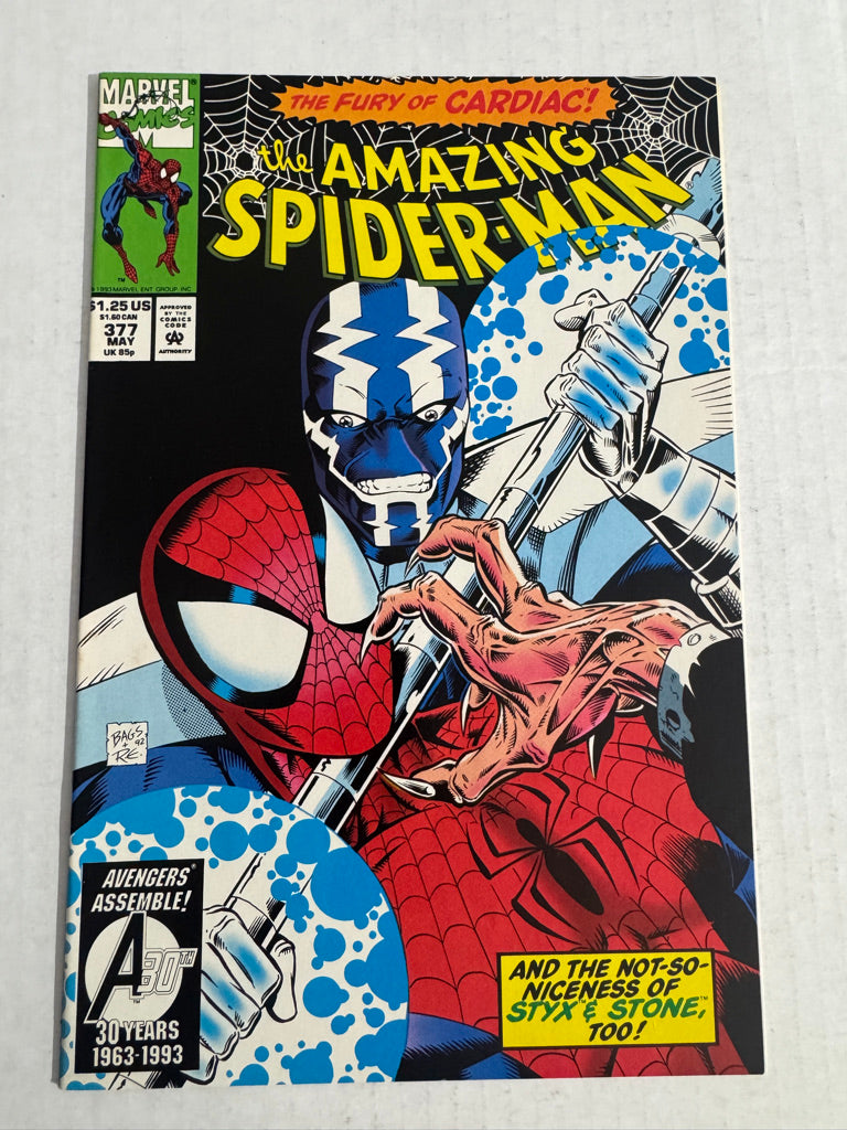 AMAZING SPIDER-MAN #377 NM- Mark Bagley Cover