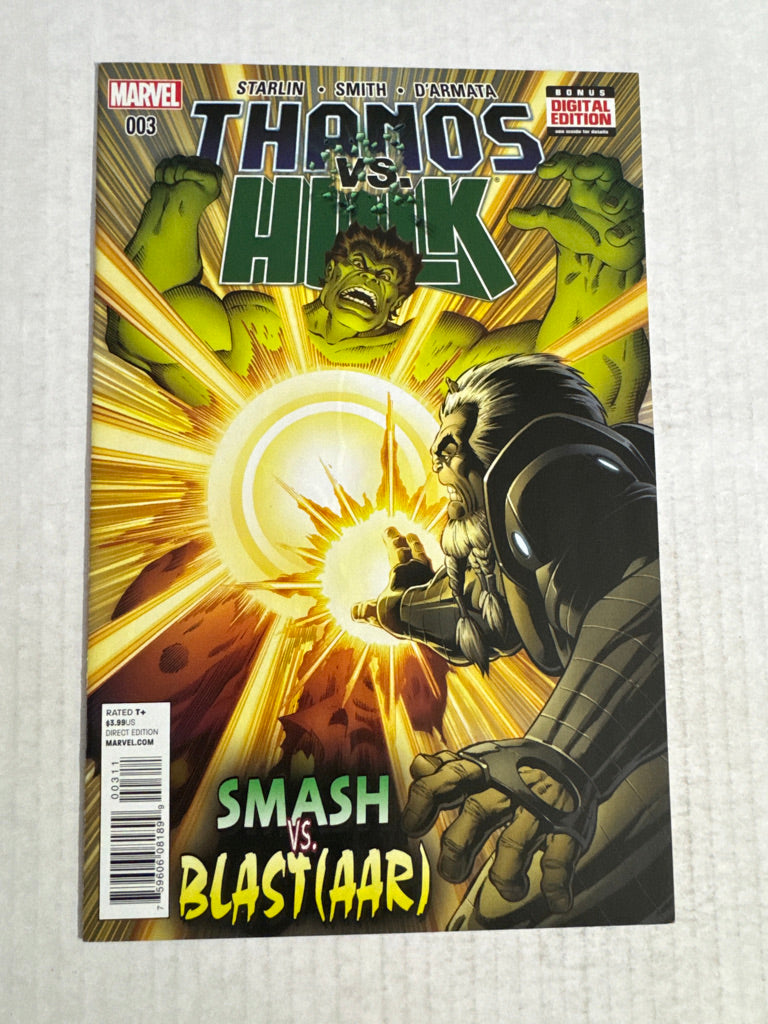 THANOS VS HULK #3 NM