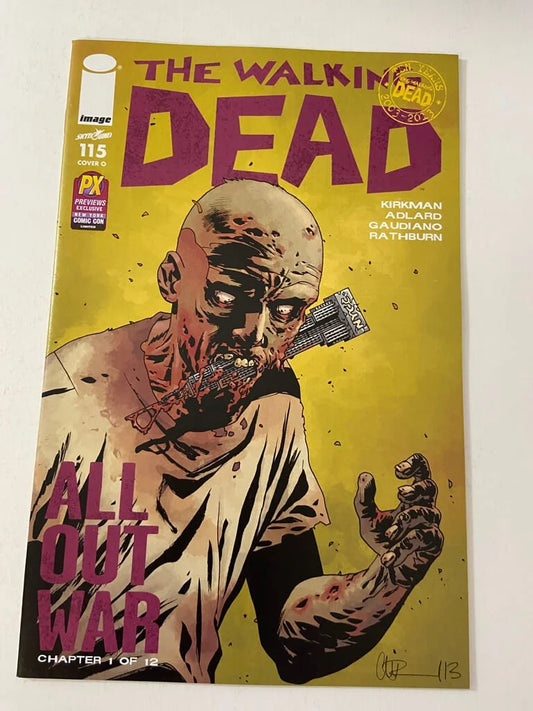 THE WALKING DEAD #115 NM NYCC Previews Exclusive  O Variant