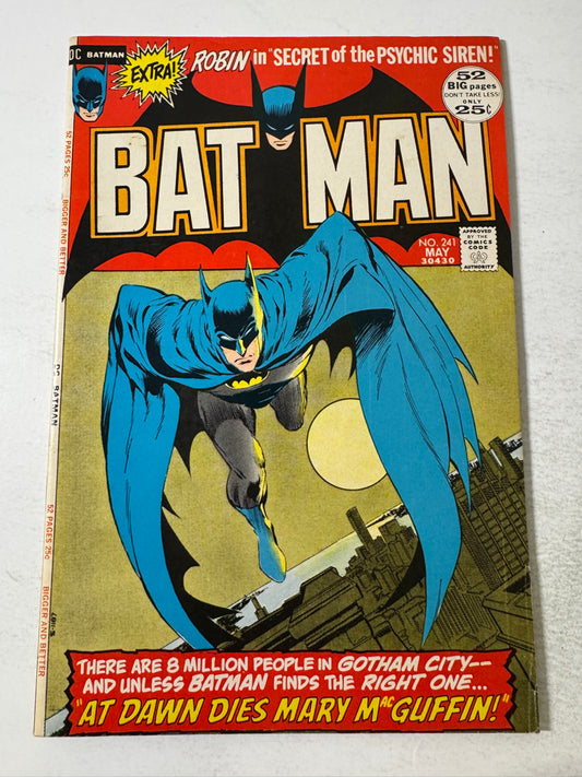 BATMAN #241 VF- Neal Adams Cover 1ST APPEARANCE