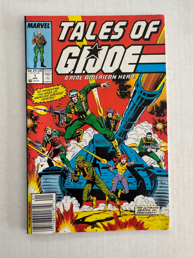 TALES OF GI JOE A Real American Hero #1 VF/NM NEWSSTAND