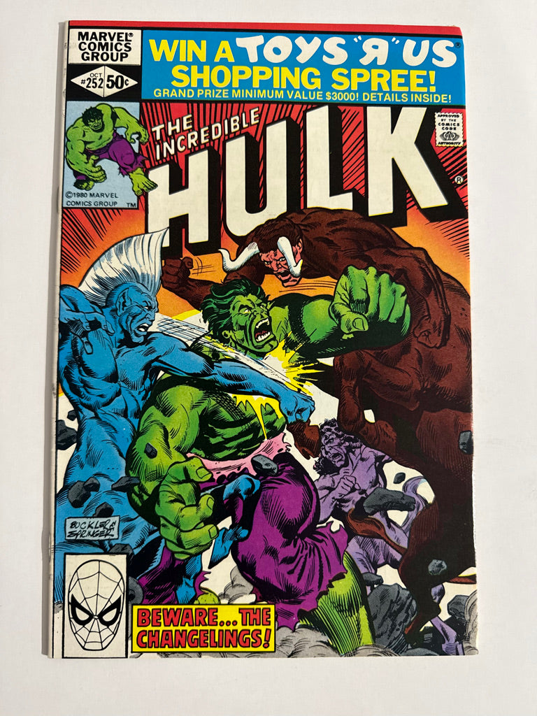 INCREDIBLE HULK #252 NM