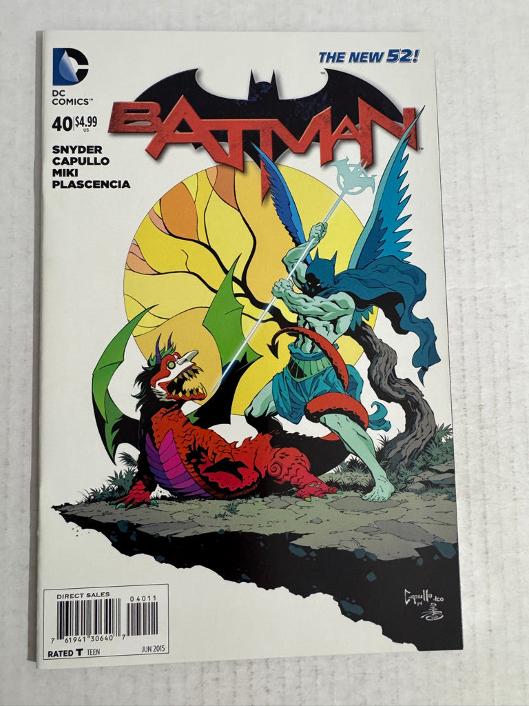 BATMAN #40 Vol 2 NM Greg Capullo Cover