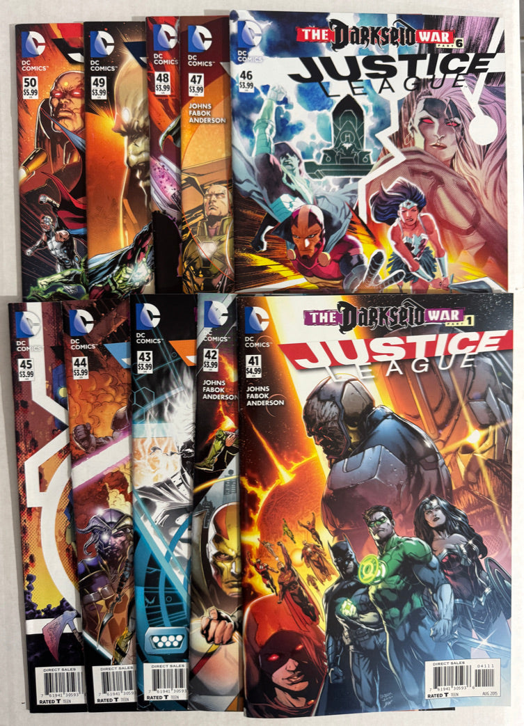 JUSTICE LEAGUE #41-50 Vol 2 SET Fabok & Manapul Covers