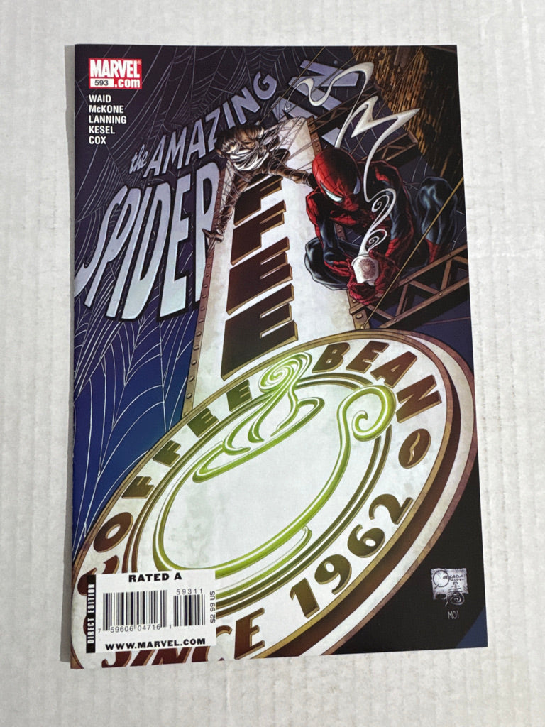 AMAZING SPIDER-MAN #593 VF/NM Joe Quesada Cover
