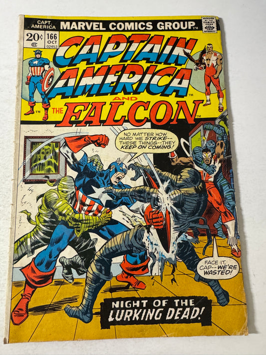 CAPTAIN AMERICA #166 VG